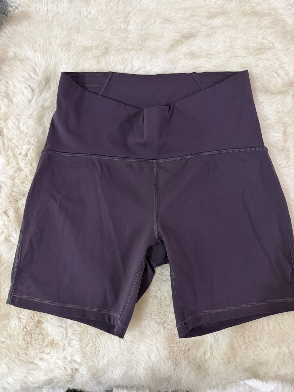 lululemon athletica High-Rise Deep Purple Bike Shorts